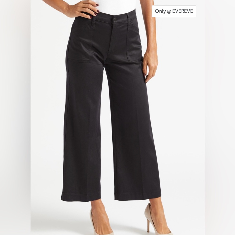 Evereve Black Wide Leg Pants
